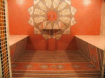 мозаичное панно в хаммам