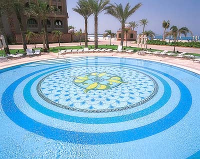 Мозаичное панно в бассейн