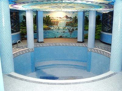 Мозаичное панно для бассейнов